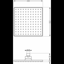 Mexen D-45 79745-00 sprcha