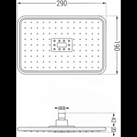 Mexen D-54 79754-71 sprcha