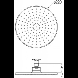 Mexen D-40 79740-20 sprcha