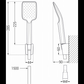 Mexen R-62 785625052-20 sprchový set