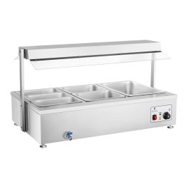 Royal Catering Bain Marie - 6 GN - s nadstavcom na mäso