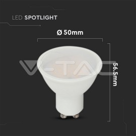 V-Tac LED žiarovka GU10 2,9W 4000K