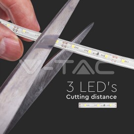 V-Tac LED pás SMD3528 60 LED/m 3,2W/m modrá IP65