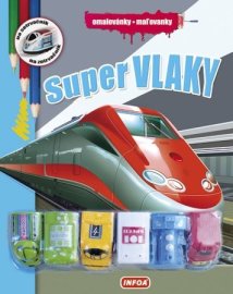 Omalovánky / maľovanky - Super vlaky