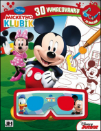 Mickeyho klubík 3D vymaľovanky - cena, porovnanie