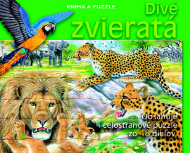 Divé zvieratá - Kniha a puzzle