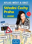 Střední Čechy Praha Atlas měst a obcí - cena, porovnanie