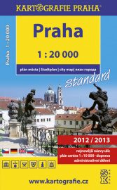 Praha knižní 1:20 000