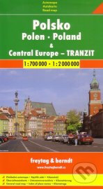 Polsko, Central Europe - tranzit 1:700 000