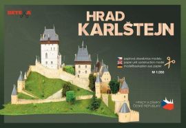 Hrad Karlštejn - Papírová stavebnice modelu