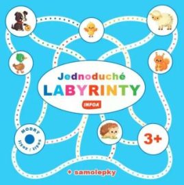 Jednoduché labyrinty - modrý sešit / zošit