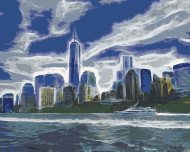 Zuty Abstraktné Manhattan, 80x100cm bez rámu a bez vypnutia plátna - cena, porovnanie