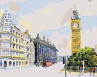 Zuty Big Ben v Londýne, 80x100cm plátno napnuté na rám - cena, porovnanie