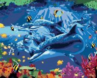 Zuty Podmorský svet, 80x100cm plátno napnuté na rám - cena, porovnanie
