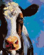 Zuty Portrét kravy, 80x100cm plátno napnuté na rám - cena, porovnanie