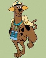 Zuty Scooby ranger (Scooby Doo), 40x50cm bez rámu a bez napnutého plátna - cena, porovnanie
