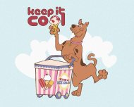 Zuty Scooby so zmrzlinou (Scooby Doo), 40x50cm plátno napnuté na rám - cena, porovnanie