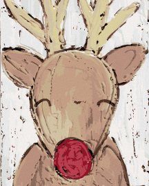 Zuty Sob Rudolf (Haley Bush), 40x50cm plátno napnuté na rám