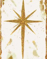 Zuty Zlatá hviezda (Haley Bush), 80x100cm bez rámu a bez napnutia plátna - cena, porovnanie