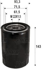 Valeo Olejový filter 586113
