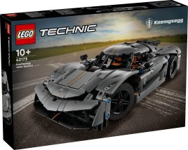 Lego Technic 42173 Sivé hyperauto Koenigsegg Jesko Absolut