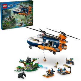 Lego City 60437 Helikoptéra na prieskum džungle v základnom tábore