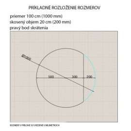 Alfaram.sk Okrúhle zrkadlo v matnom čiernom mdf ráme - OTTO ŚCIĘTY BOK