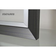 Alfaram.sk Zrkadlo v elegantnom bronzovom a striebornom ráme - 5201002 - cena, porovnanie