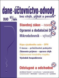 DUO 6-7/2024 Dane, účtovníctvo, odvody bez chýb, pokút a penále