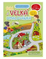 Fakt velká omalovánka Vesnice - cena, porovnanie