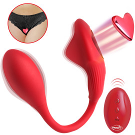 Frisky Double Love Connection Silicone Panty Vibe