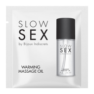 Bijoux Indiscrets Slow Sex Warming Massage Oil Sachette 2ml - cena, porovnanie