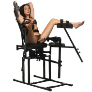Master Series Leg Spreader Obedience Chair with Sex Machine - cena, porovnanie