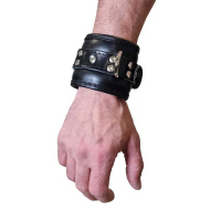 Mister B Essential Leather Lockable Wrist Restraints - cena, porovnanie