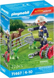 Playmobil 71467 Hasiči pri záchrane zvierat