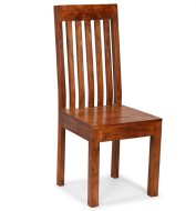 vidaXL Jedálenské stoličky 4 ks masív sheeshamový povrch moderný štýl 275273 - cena, porovnanie