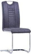 vidaXL Konzolové jedálenské stoličky 2 ks sivé umelá brúsená koža 281785 - cena, porovnanie