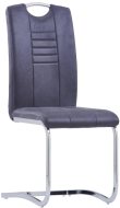 vidaXL Konzolové jedálenské stoličky 6 ks sivé umelá brúsená koža 278839 - cena, porovnanie