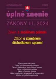 Aktualizácia III/1 2024 - Sociálne poistenie a starobné dôchodkové sporenie