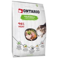Ontario Cat Hairbal 6,5kg - cena, porovnanie