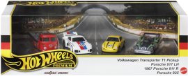Mattel Hot Wheels HRT54 Prémiový angličák Porsche Rennsport 3 ks