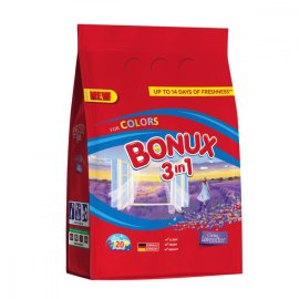 Bonux Prášok Color Caring Lavender 1,5kg