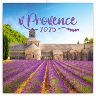 Poznámkový kalendář Provence 2025 - nástěnný kalendář - cena, porovnanie