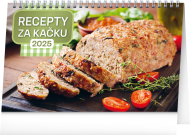 Recepty za kačku 2025 - stolní kalendář - cena, porovnanie