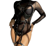 Subblime Fetish Full Body Harness with Leather Buckles - cena, porovnanie