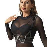 Subblime Fetish Corset Harness with Chains - cena, porovnanie