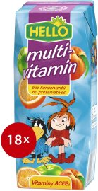 Hello Mini Multivitamin 18x250ml