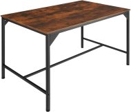 Tectake Jedálenský stôl Belfast Industrial tmavé drevo - cena, porovnanie
