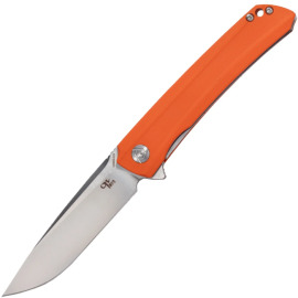 CH Knives 3002 D2 G10 Orange Handle Folding Knife