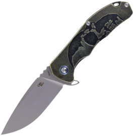 CH Knives 3504T M390 Ti Handle Folding Knife